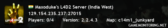 Maxoduke's L4D2 Server (India West)