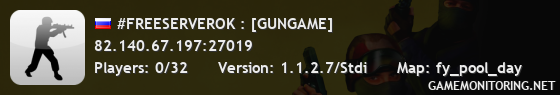 #FREESERVEROK : [GUNGAME]