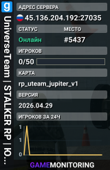 UniverseTeam | STALKER RP | Юпитер