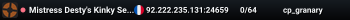 Mistress Desty's Kinky Server