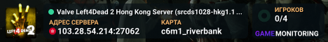 Valve Left4Dead 2 Hong Kong Server (srcds1028-hkg1.141.48)