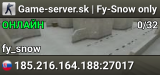 Game-server.sk | Fy-Snow only
