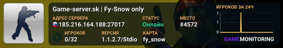 Game-server.sk | Fy-Snow only