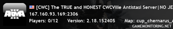 [CWC] The TRUE and HONEST CWCVille Antistasi Server|NO JERKOPS