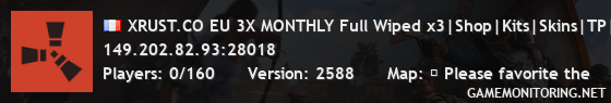 XRUST.CO EU 3X MONTHLY Full Wiped x3|Shop|Kits|Skins|TP|Home|Lo XRUST.CO EU 3X MONTHLY Full Wiped x3|Shop|Kits|Skins|TP|Home|Lo