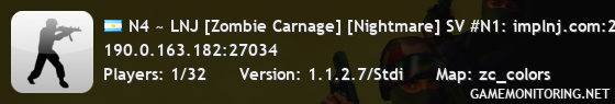 N4 ~ LNJ [Zombie Carnage] [Nightmare] SV #N1: implnj.com:27031