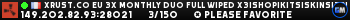 XRUST.CO EU 3X MONTHLY DUO Full Wiped x3|Shop|Kits|Skins|TP|Hom XRUST.CO EU 3X MONTHLY DUO Full Wiped x3|Shop|Kits|Skins|TP|Hom