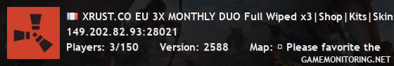 XRUST.CO EU 3X MONTHLY DUO Full Wiped x3|Shop|Kits|Skins|TP|Hom XRUST.CO EU 3X MONTHLY DUO Full Wiped x3|Shop|Kits|Skins|TP|Hom