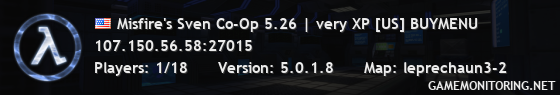 Misfire's Sven Co-Op 5.26 | very XP [US] BUYMENU