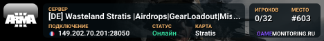 [DE] Wasteland Stratis |Airdrops|GearLoadout|Missions|++