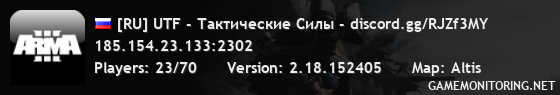 [RU] UTF - Тактические Силы - discord.gg/RJZf3MY