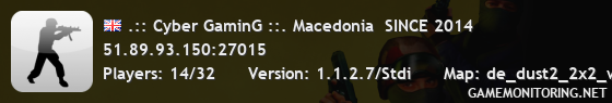 .:: Cyber GaminG ::. Macedonia  SINCE 2014