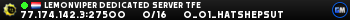 LemonViper Dedicated Server TFE