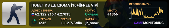 ПОБЕГ ИЗ ДЕТДОМА [16+][FREE VIP]