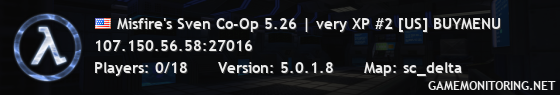 Misfire's Sven Co-Op 5.26 | very XP #2 [US] BUYMENU