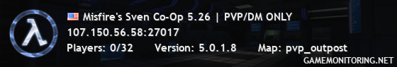 Misfire's Sven Co-Op 5.26 | PVP/DM ONLY