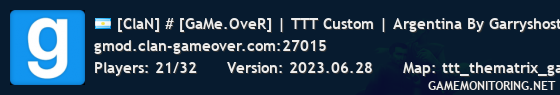 [ClaN] # [GaMe.OveR] | TTT CUSTOM 🔵 Unity.net.ar