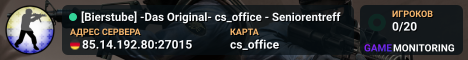 [Bierstube] -Das Original- cs_office - Seniorentreff