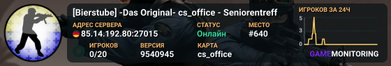 [Bierstube] -Das Original- cs_office - Seniorentreff