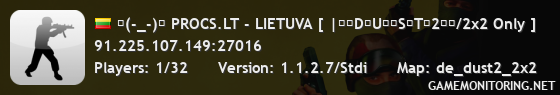 凸(-_-)凸 PROCS.LT - LIETUVA [ |͇̿D̿U͇̿S̿T̿2̿̿/2x2 Only ]