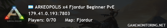 ARKEOPOLIS x4 Fjordur Beginner PvE