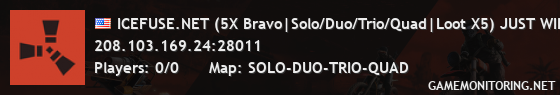 ICEFUSE.NET (5X Bravo|Solo/Duo/Trio/Quad|Loot X5) JUST WIPED