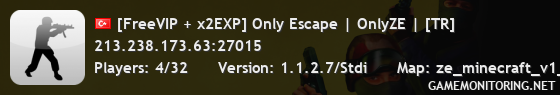 [FreeVIP + x2EXP] Only Escape | OnlyZE | [TR]