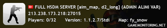 FULL HSDM SERVER [aim_map, d2_long] (ADMIN ALIMI VAR)