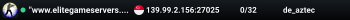 "www.elitegameservers.net |�0,32 euro per slot"
