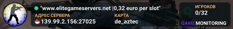 "www.elitegameservers.net |�0,32 euro per slot"
