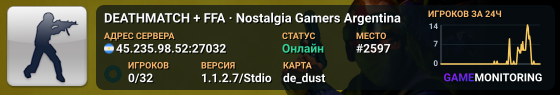 DEATHMATCH + FFA · Nostalgia Gamers Argentina