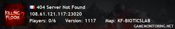 404 Server Not Found