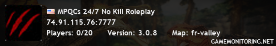 MPQCs 24/7 No Kill Roleplay