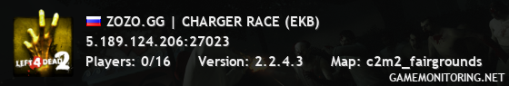 ZOZO.GG | CHARGER RACE (EKB)