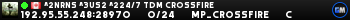 ^2NRNS ^3US2 ^224/7 TDM Crossfire