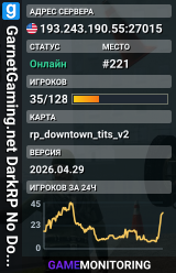 GarnetGaming.net DarkRP ▌ No Downloads | High FPS