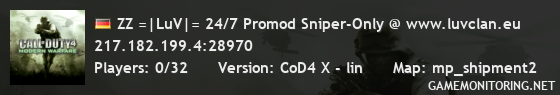 ZZ =|LuV|= 24/7 Promod Sniper-Only @ www.luvclan.eu