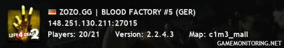 ZOZO.GG | BLOOD FACTORY #5 (GER)