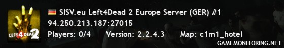 SISV.eu Left4Dead 2 Europe Server (GER) #1