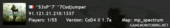 ^53xP^7' ^7Codjumper