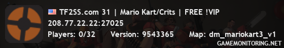 TF2SS.com 31 | Mario Kart/Crits | FREE !VIP