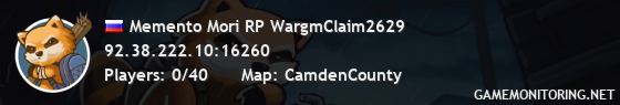 Memento Mori RP WargmClaim2629