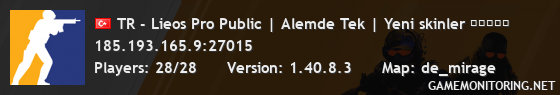 TR - Lieos Pro Public | Alemde Tek | Yeni skinler ☪️☪️
