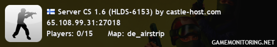 Server CS 1.6 (HLDS-6153) by castle-host.com