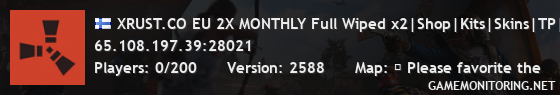 XRUST.CO EU 2X MONTHLY Full Wiped x2|Shop|Kits|Skins|TP|Home|Lo XRUST.CO EU 2X MONTHLY Full Wiped x2|Shop|Kits|Skins|TP|Home|Lo