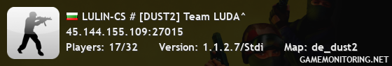 LULIN-CS # [DUST2] Team LUDA^