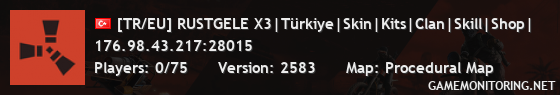 [TR/EU] RUSTGELE X3|Türkiye|Skin|Kits|Clan|Skill|Shop|