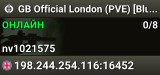 GB Official London (PVE) [BlueFangSolutions.com]