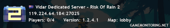 Vidar Dedicated Server - Risk Of Rain 2