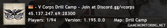 - V Corps Drill Camp - Join at Discord.gg/vcorps